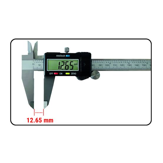 Calibro Digitale Metrica 150mm Numeri Giganti 10026 - immagine 3
